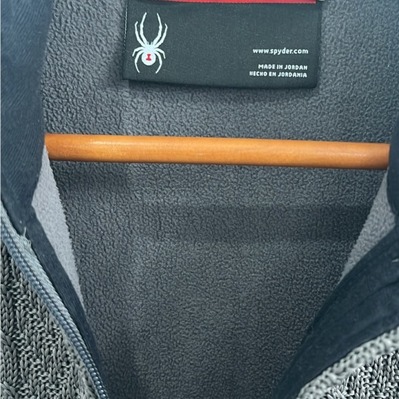 Spyder Gray Knit Sweater with Ribbed Pattern - Picture 5 of 6